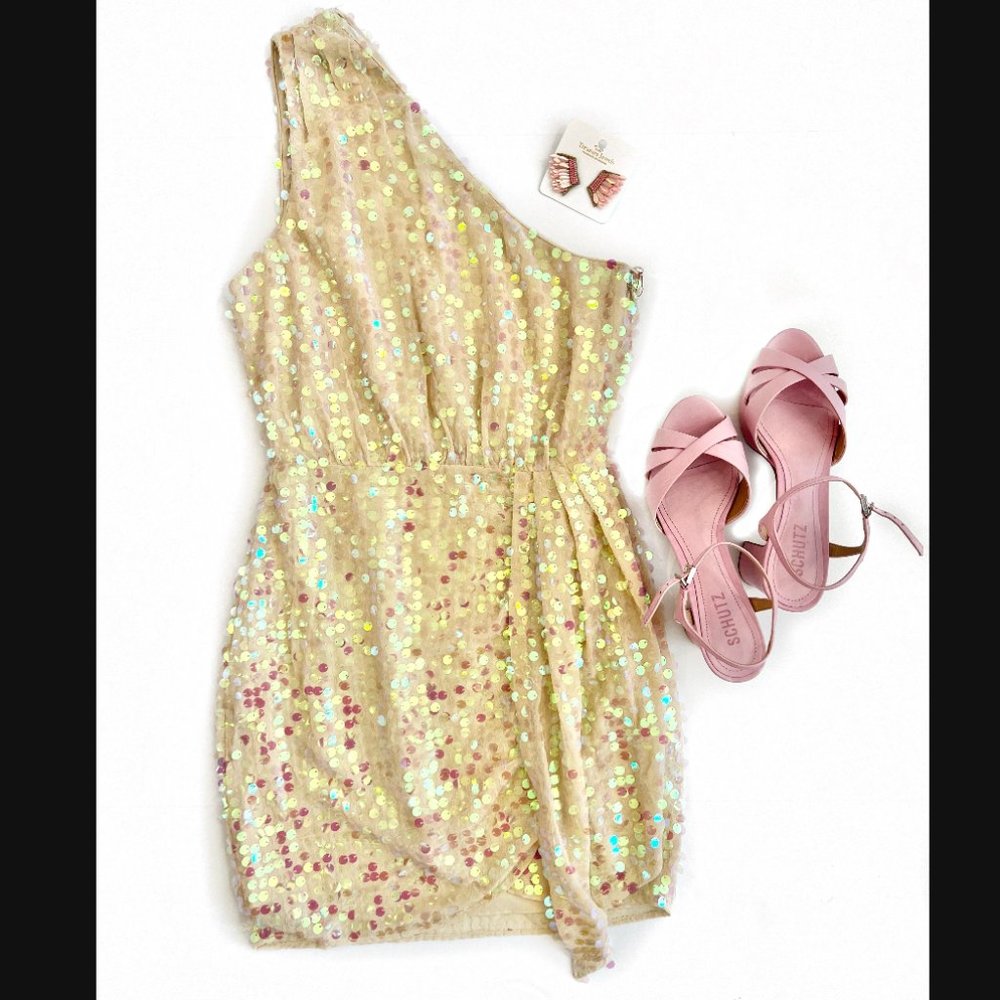 Saylor Kyrie Dress - Pink Champagne